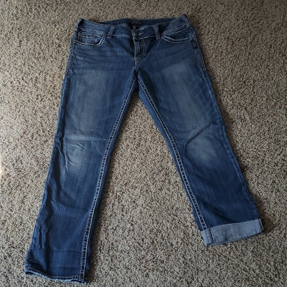 Womens Silver Suki Slim 31/31